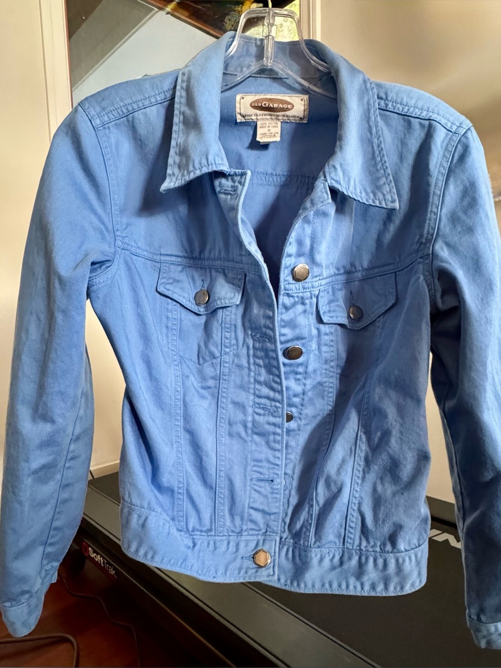 Sky Blue Jacket with Button Front